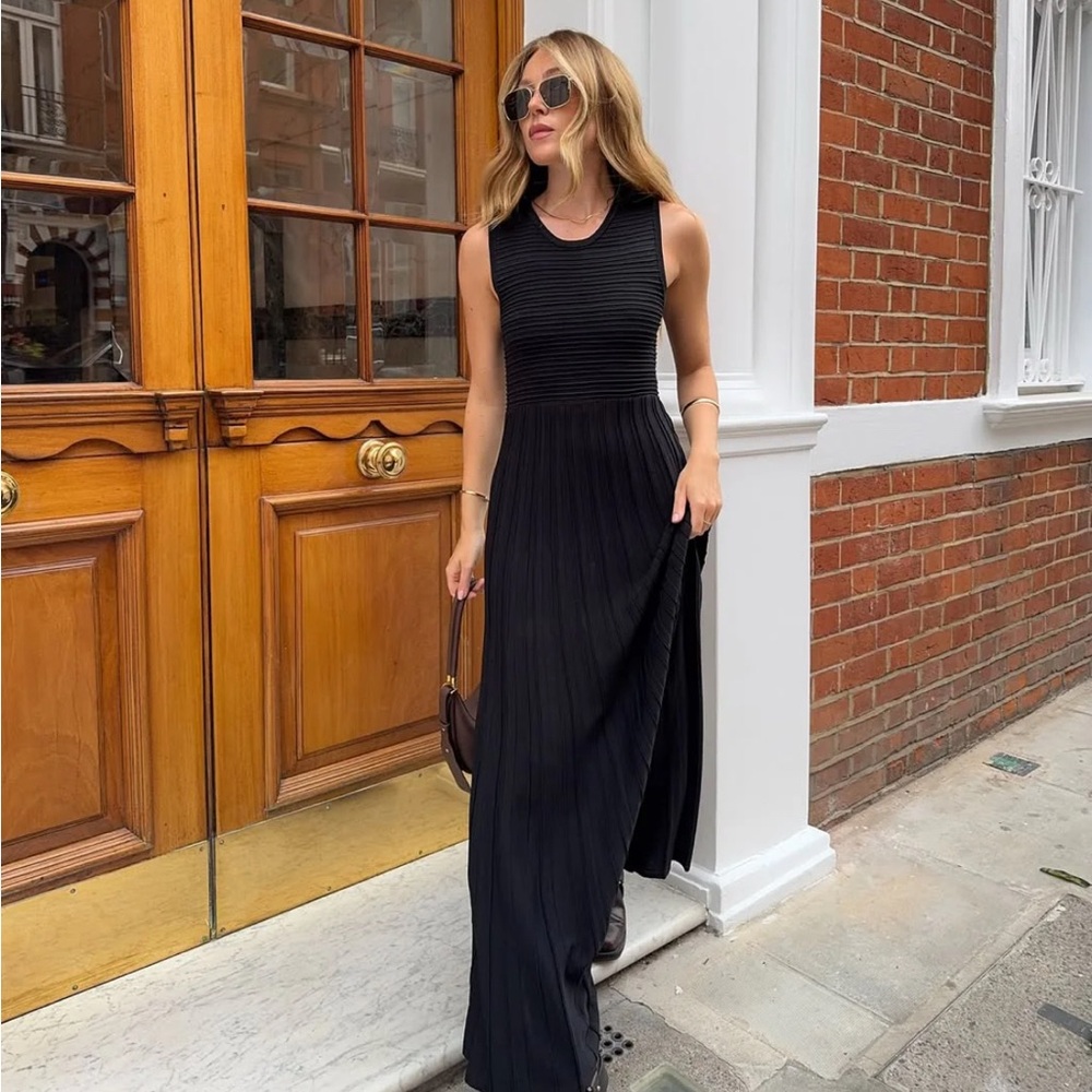 Johanna London Long Black Dress Sz Small